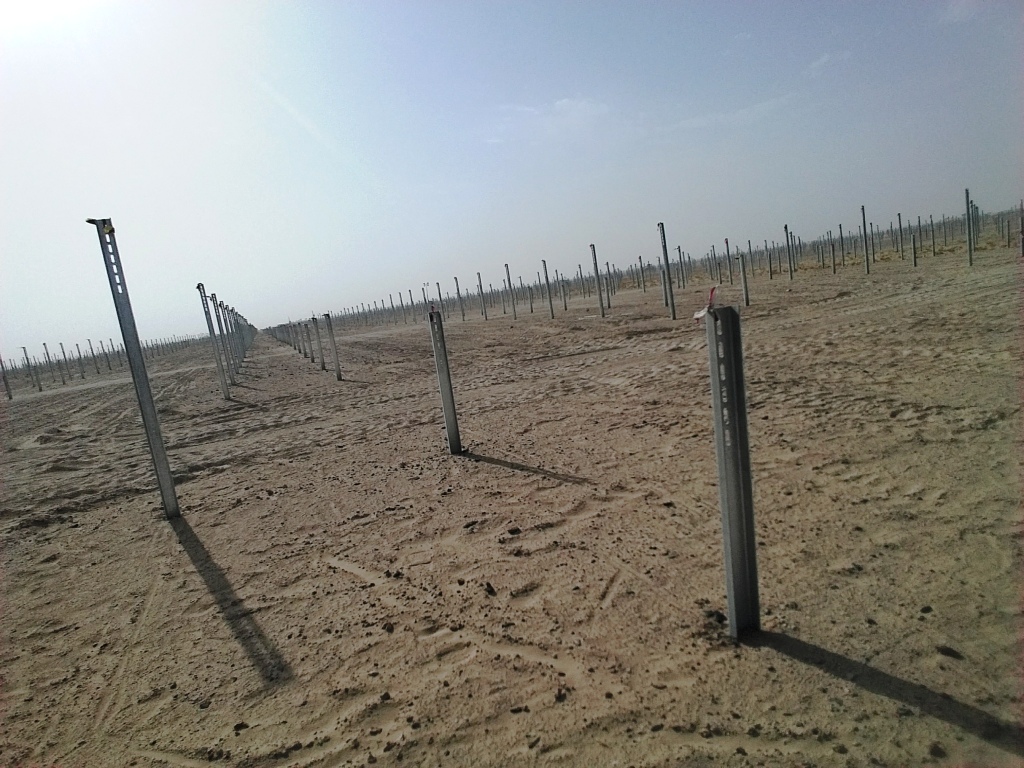 JacTop en planta fotovoltáica en Dubai (Emiratos Arabes)